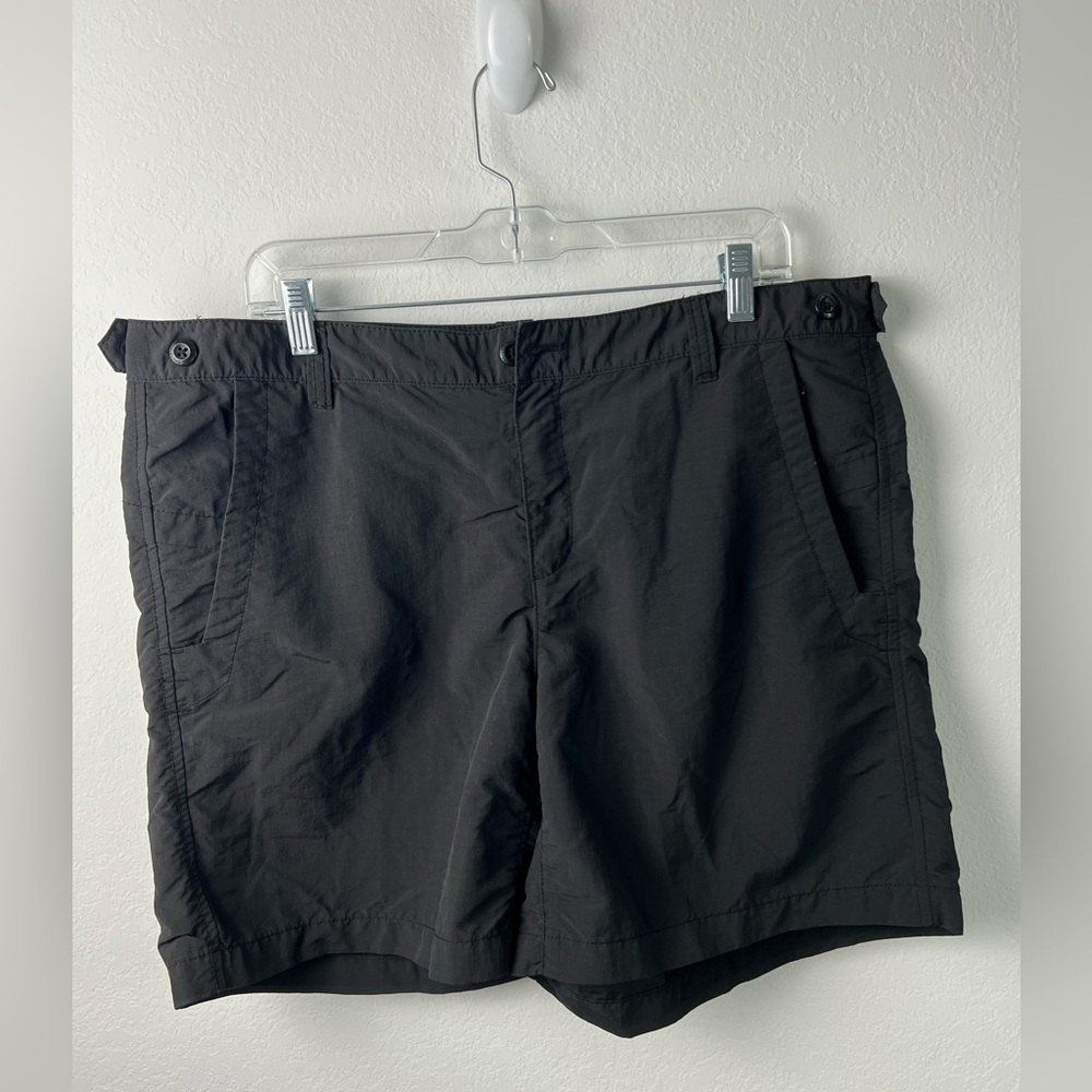Eddie Bauer Sport Black Nylon Swim Vacation Beach Walking Hiking Shorts